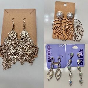 Silver and Gold Earrings new